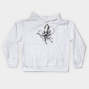 Angry Squid Kids Hoodie